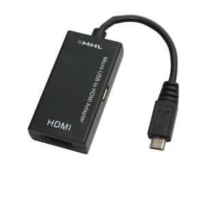 Câble MHL microUSB vers HDMI pour connecter un mobile à la TV avec audio et vidéo HD