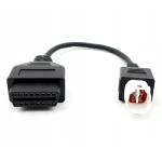 Conector 4Pin del cable OBD2 para motos Yamaha