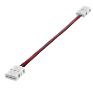 Câble de connexion pour rubans LED monocolores 8mm 12v avec connecteur 2 Pin