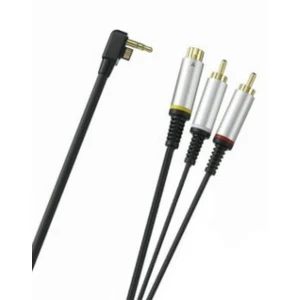 Câble S-Video PSP 2000 Slim avec connecteurs dorés 24K pour TV