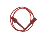 Cable test clip rojo TL2218 de 50 cm para pruebas electrónicas en laboratorio