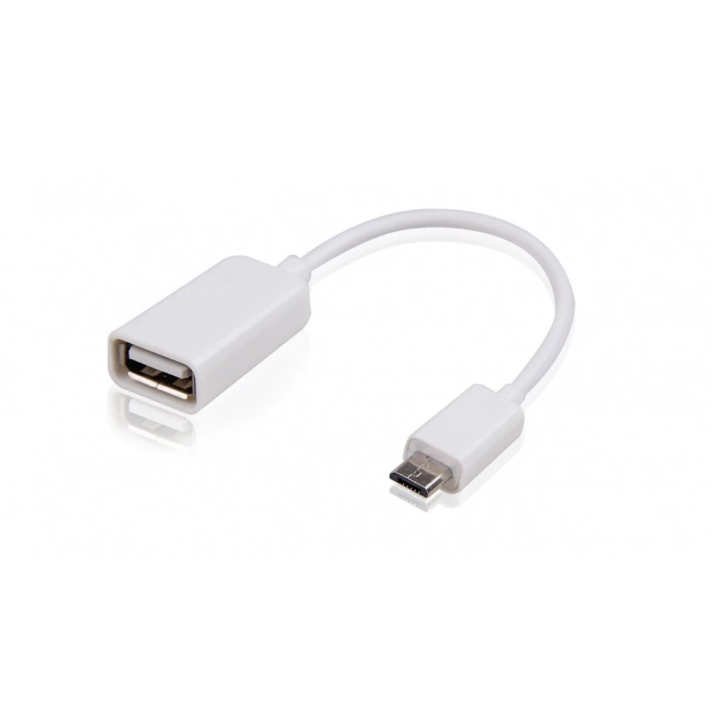 Câble USB OTG Micro USB mâle - USB femelle 10 cm compatible Android