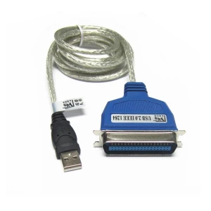 Câble USB type A mâle vers port parallèle imprimante C36 compatible Windows