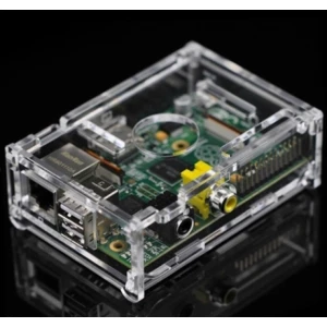 Boîtier acrylique transparent pour Raspberry Pi compatible modèles A et B