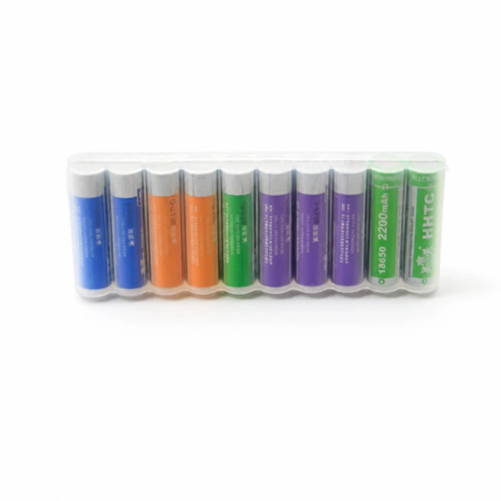 Boîte Porte-Piles 10× 18650 Plastique Transparent Grande Capacité