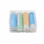 Boîte Support Porte-Piles 4× 18650 Plastique Transparent Stockage Protection