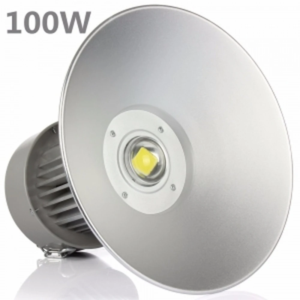 Cloche industrielle LED 100W 6000K lumière brillante PF 0,95
