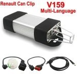 Cable OBDII para conexión de Can Clip Renault V168 con vehículo