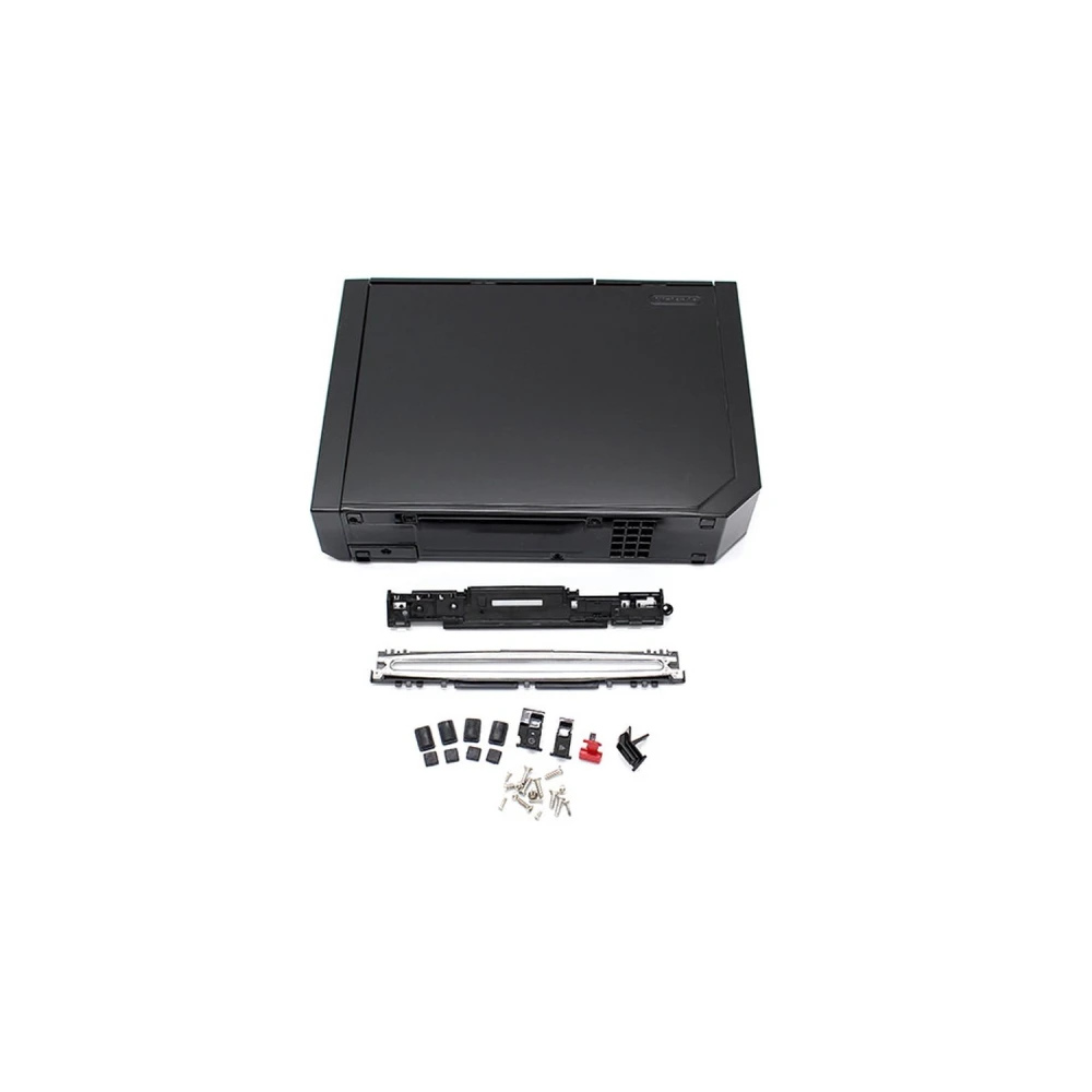 Coque complète Nintendo Wii noire pour remplacement et réparation