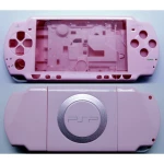 Coque complète PSP 2000 rose avec boutons pour PSP Slim