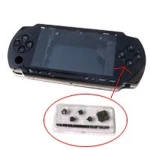 Coque complète PSP 2000 Slim noire avec boutons pour réparation