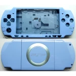 Coque complète PSP2000 bleu clair avec boutons pour réparation
