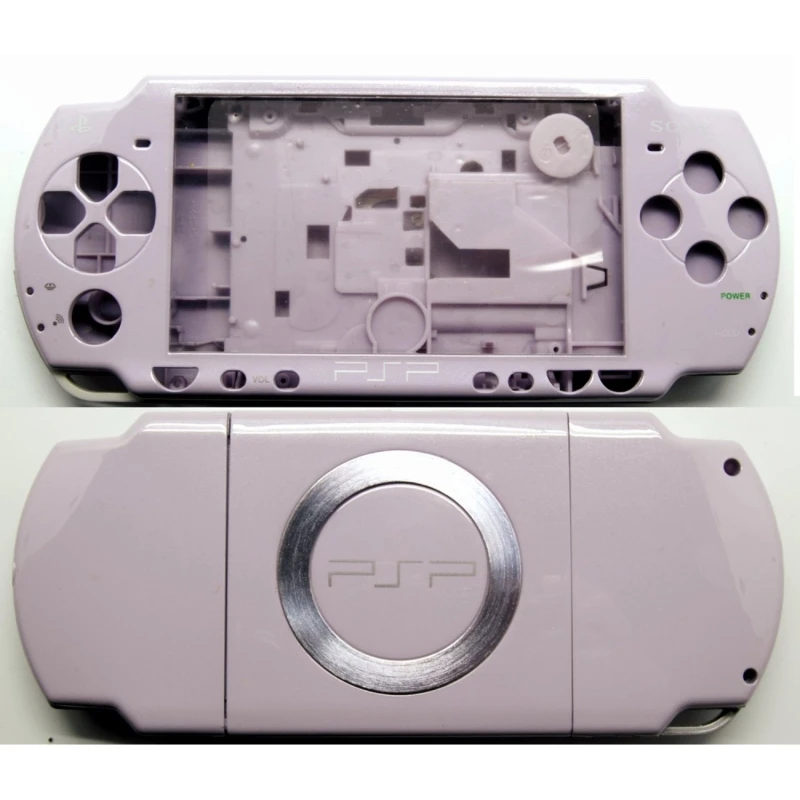 Coque complète PSP2000 slim violette avec boutons inclus