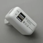 Chargeur secteur double USB 2,1A et 1A pour tablettes et mobiles
