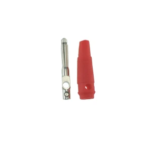 Connecteur banane 4mm rouge BP4526 pour câbles de mesure Satkit