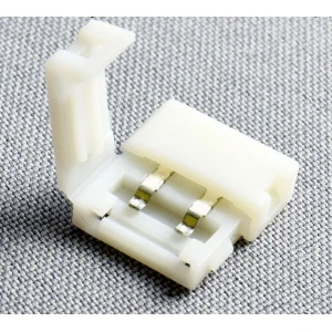 Connecteur LED 2 broches 10mm 5050 pour rubans LED - Sans soudure