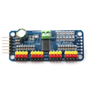 Contrôleur servos 16 canaux PCA9685 12 bits PWM I2C compatible Arduino