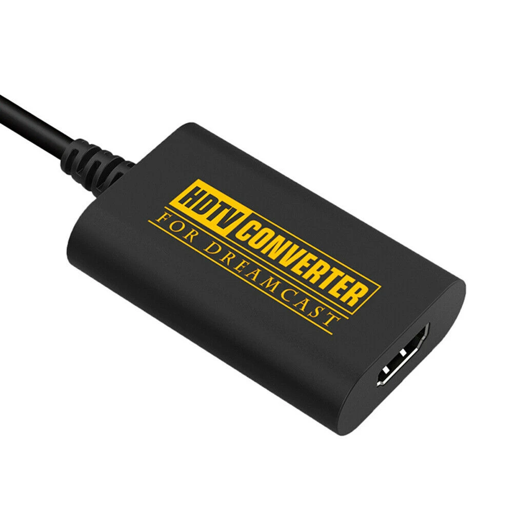 Convertisseur HDMI Dreamcast - adaptateur HDTV avec câble HDMI pour votre console