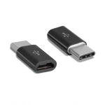 Convertisseur micro USB 2.0 femelle vers USB-C mâle USB 3.1 Type C noir