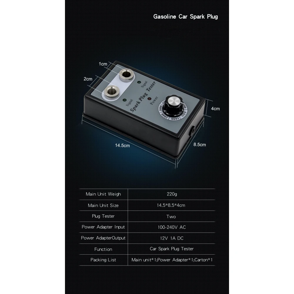 Testeur de bougies double orifice pour voiture - TSX TOOL