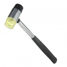 Double Face Hammer Comfort Grip Anti-Slip Rubber Plastic Head Mallet Tool CAR TOOLS  3.75 euro - satkit