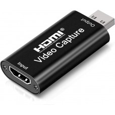 hdmi Video Capture,USB to hdmi 2.0 Video Capture Game Capture 1080P Live Streaming Video Streaming for Gaming, Broadcasting, Teaching, Videoconferencing, Recording, Live Streaming