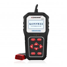KONNWEI KW818 Scanner OBD2 : Lecteur de code OBDII 2.8" | Outil de diagnostic universel avec test de batterie pour les voitures depuis 1996 (Protocole OBD II)