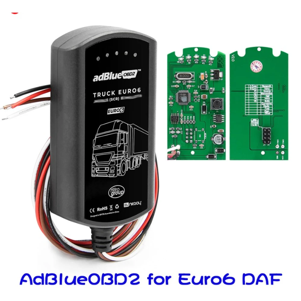Emulateur AdBlue DAF Euro6 compatible avec les camions DAF XF, CF et LF Euro6