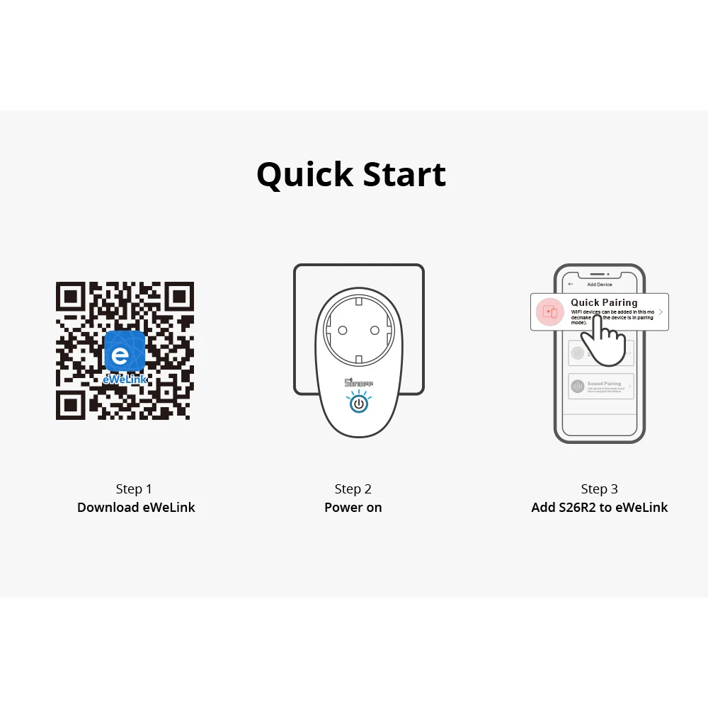 Enchufe inteligente Sonoff S26 R2 conectado a lámpara en hogar inteligente