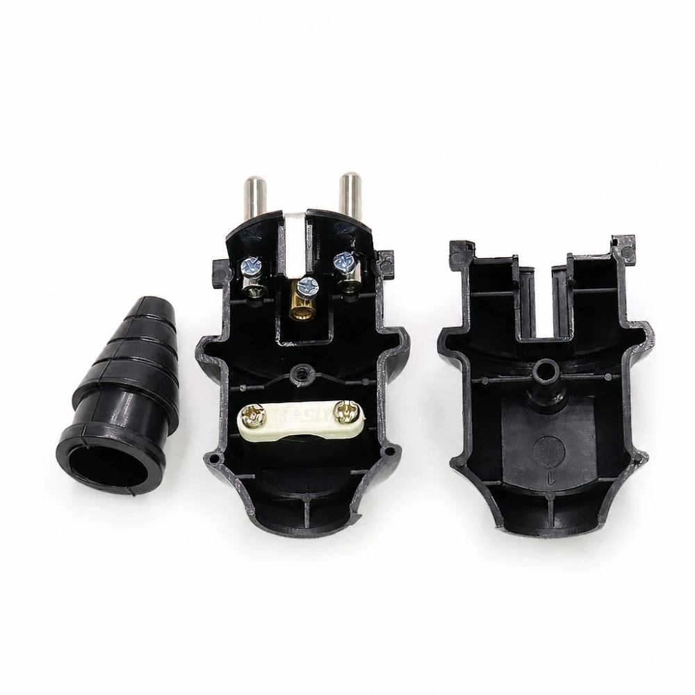 Fiche SCHUKO Démontable 16A 250V Type F Allemand Européen Réparation Industrielle