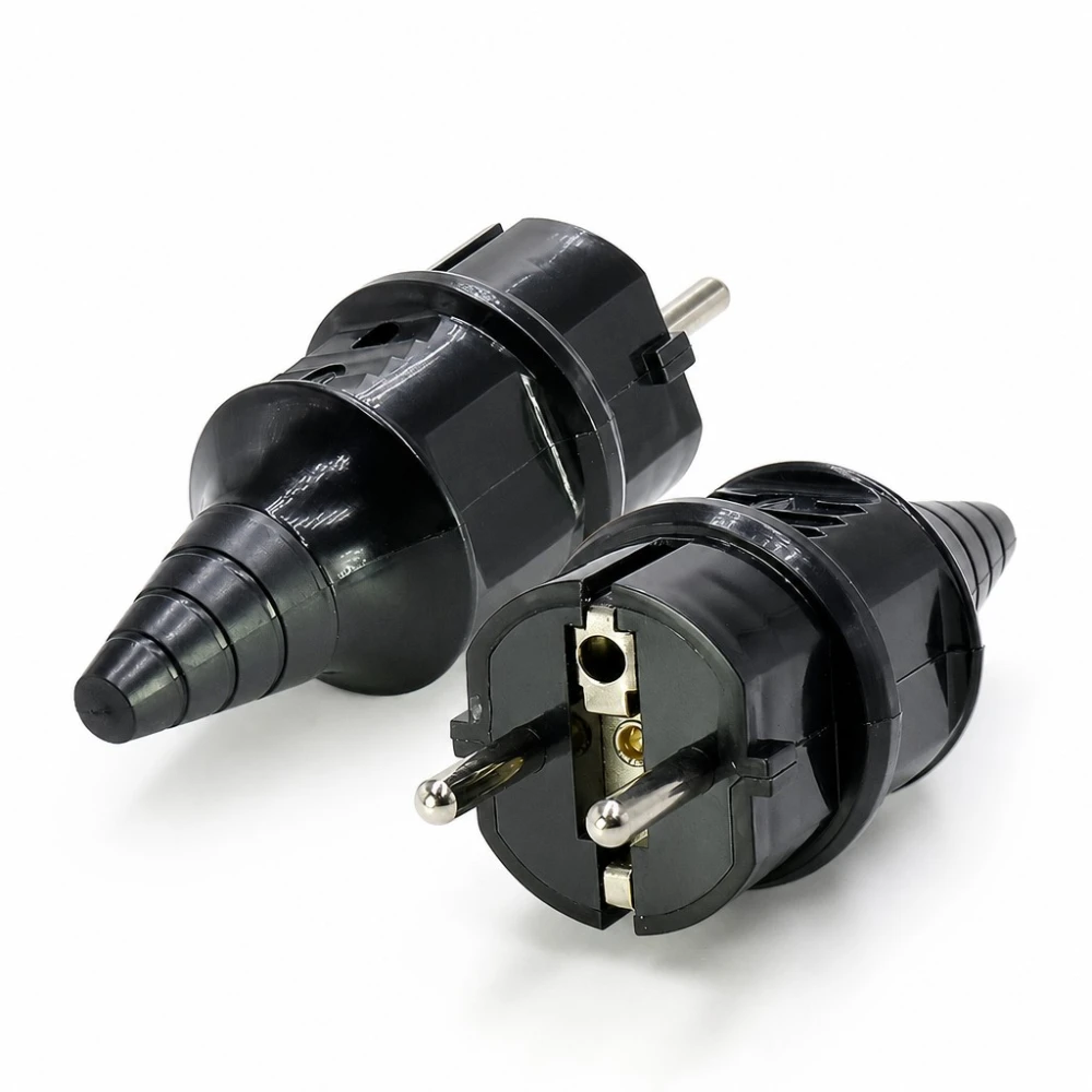 Fiche SCHUKO Démontable 16A 250V Type F Allemand Européen Réparation Industrielle