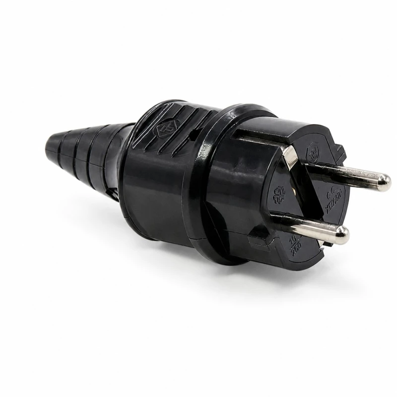 Fiche SCHUKO Démontable 16A 250V Type F Allemand Européen Réparation Industrielle