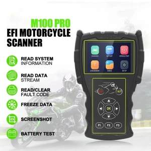 Valise diagnostic moto OBD JDiag M100 Pro pour KTM Honda Yamaha Kawasaki BMW