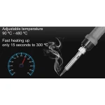 Station de soudage numérique Mlink S1 60W avec écran LED et verrouillage de température