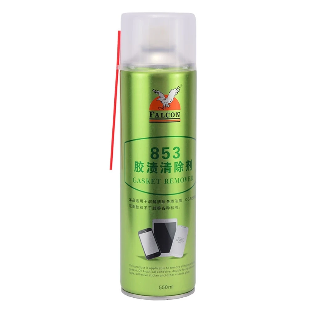 Falcon 853 dissolvant de colle OCA pour écrans de mobiles en spray 550ml