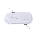 Housse PSP Slim blanche avec sangle pour PSP 2000 et PSP 3000