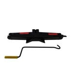 Detalle de la estructura robusta de acero del gato de tijera 2.5 toneladas