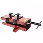 Elevador de motos tipo tijera con plataforma estable y manilla de control