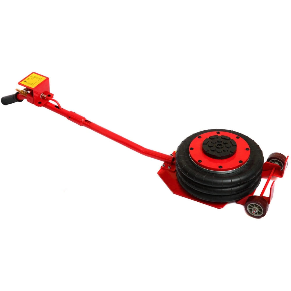 Cric pneumatique 3 tonnes triple coussin d'air gonflable Heavy Duty pour voitures