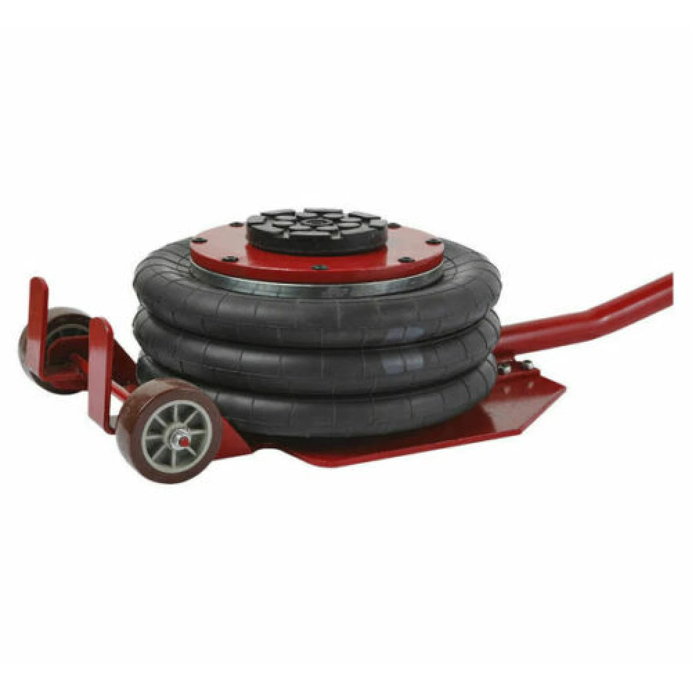 Cric pneumatique 3 tonnes triple coussin d'air gonflable Heavy Duty pour voitures