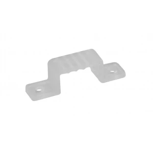 Clip de fixation murale pour ruban LED 220V AC en PVC transparent