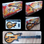 Guitare sans fil Wii Crazy Guitar pour jeux musicaux compatibles