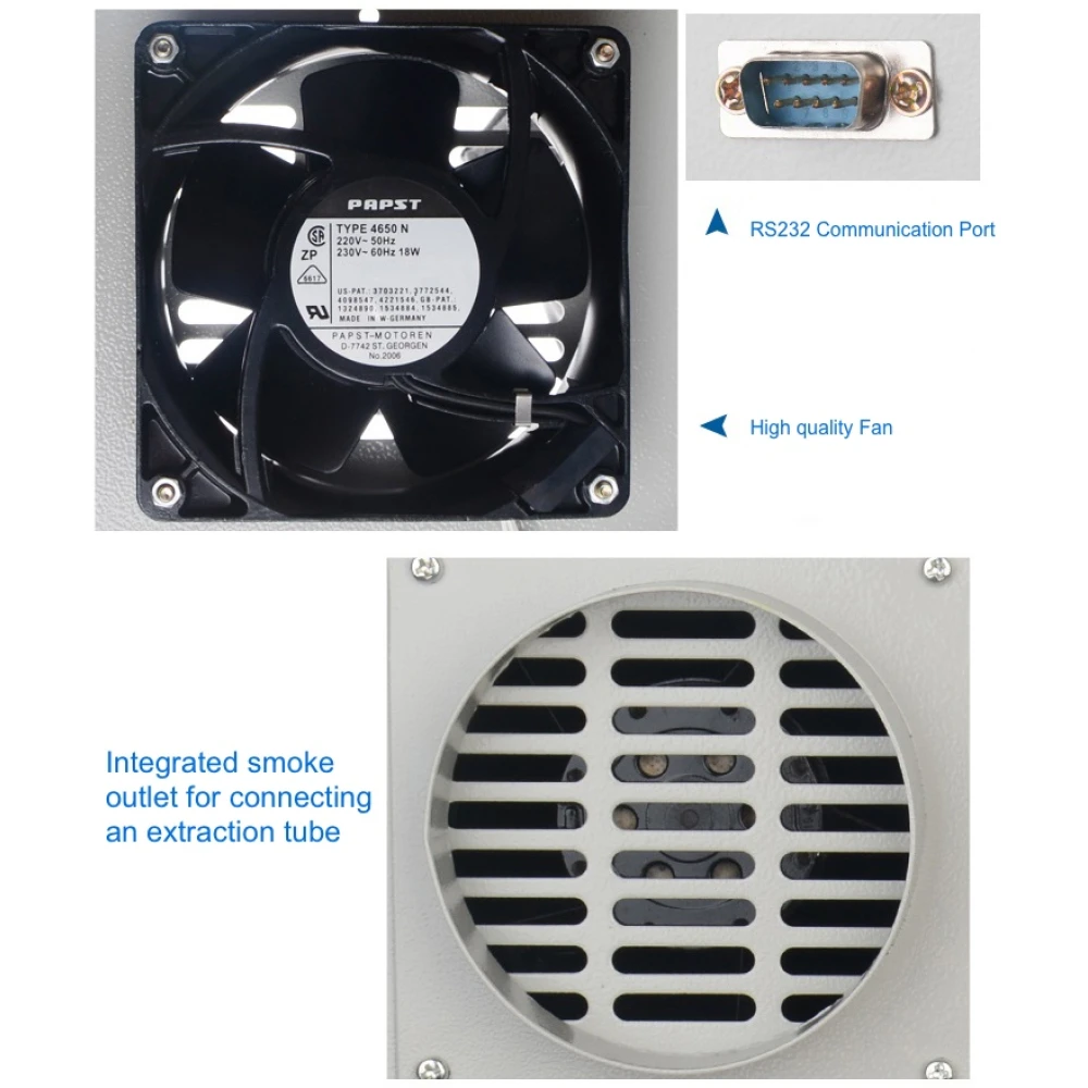 Four de refusion infrarouge INSA M962D avec controle automatique et haute precision