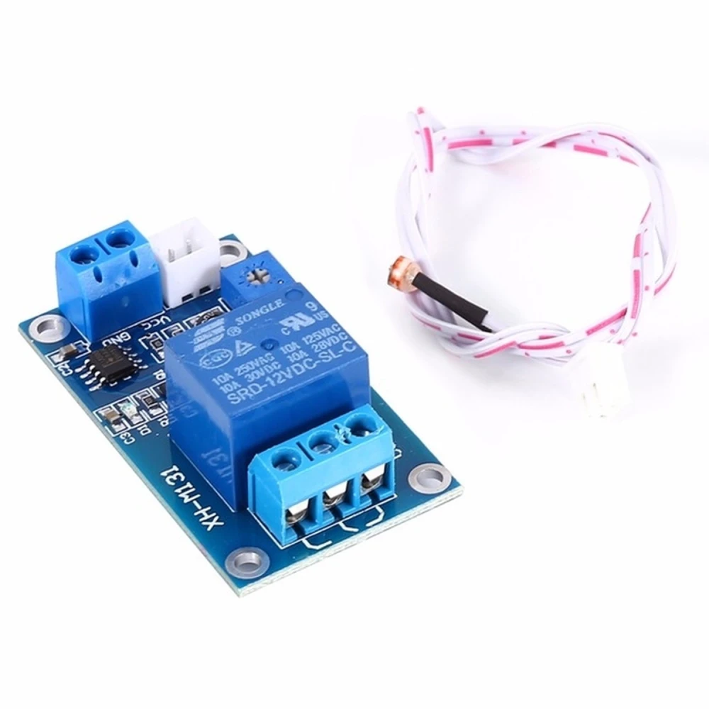 Interrupteur crépusculaire 12V relais capteur de lumière pour Arduino et automatisation