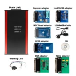 Iprog Pro Programmateur de clés de voiture jusqu'à 2019 compatible IMMO et correction kilométrage