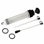 Seringue Extracteur d'Huile 200cc Pompe Manuelle Aspiration Vidange Fluides Auto