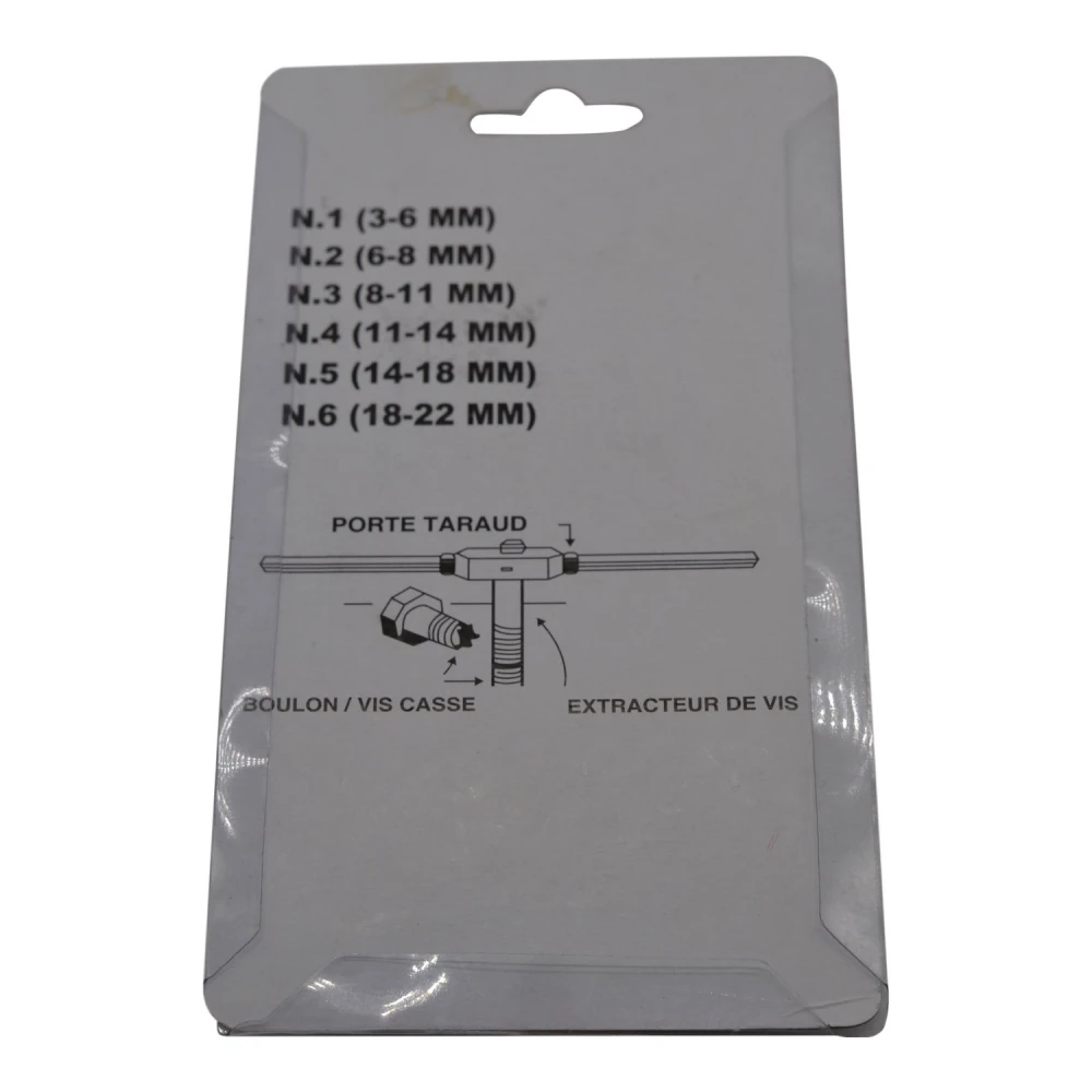 Set de extractores de tornillos rotos profesionales TSX TOOL con 6 piezas