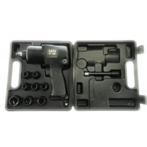 Jeu de douilles et clé à chocs SATA 1/2'' avec couple max. de 660 Nm et 8 douilles incluses