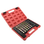 Kit reparación rosca carter 114 piezas con machos y tapones de drenaje