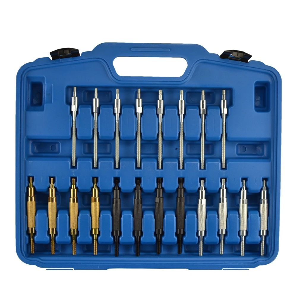 Vista del maletín con herramientas para compresor de embragues SAC compatible con VW, Audi y BMW